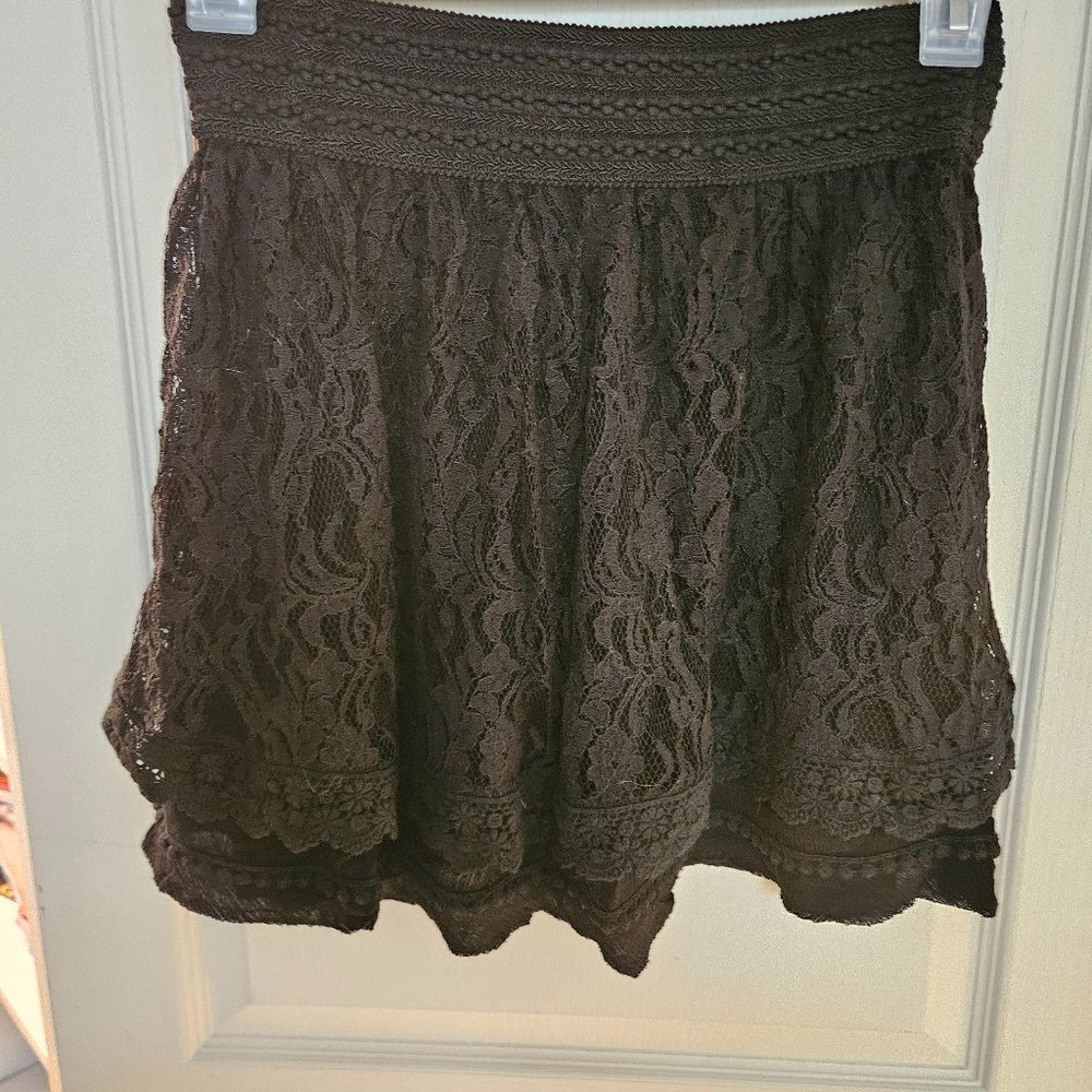 Flowy hippy mini skirt